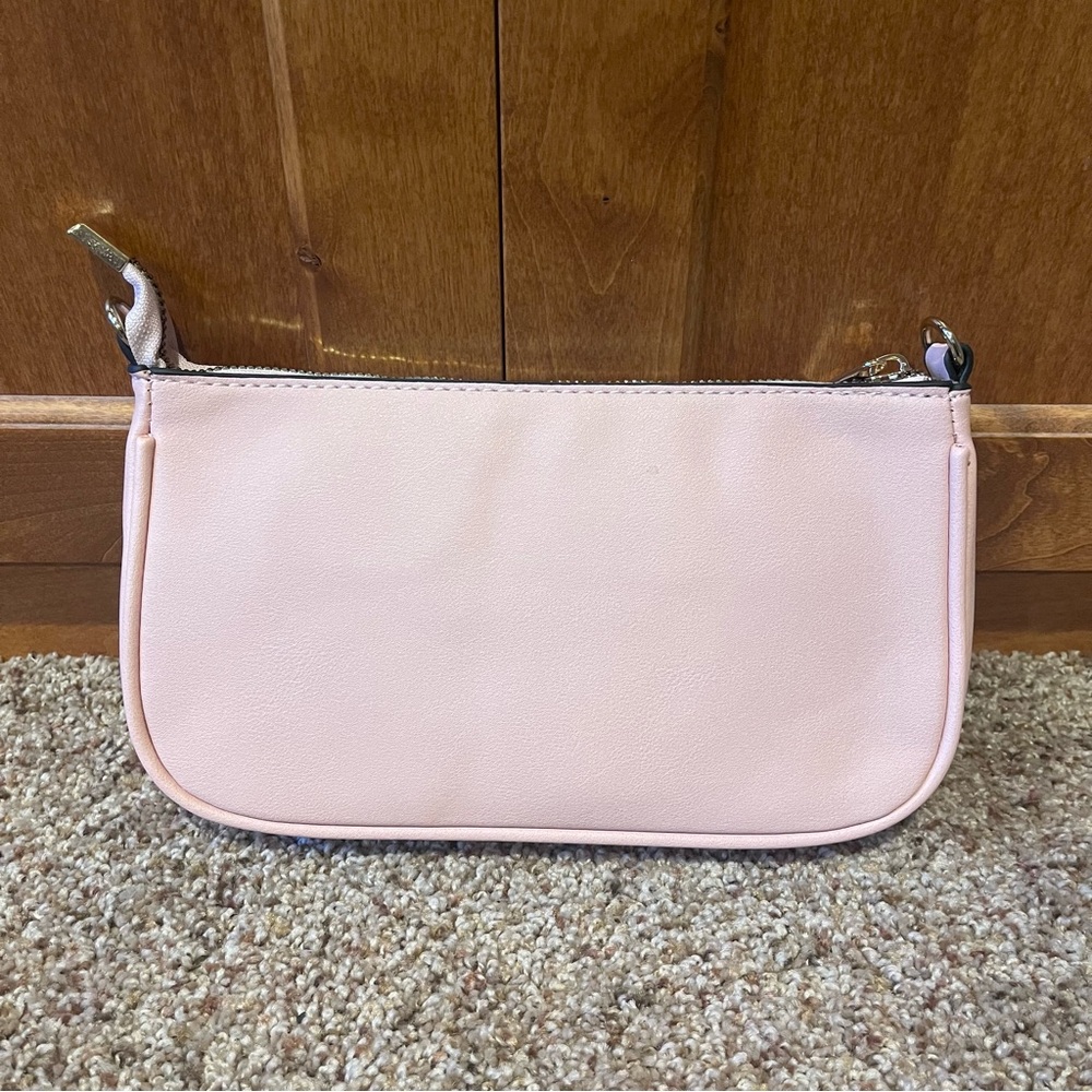 LIKE NEW Dasein Pastel‎ Pink Faux Leather Crossbody Bag